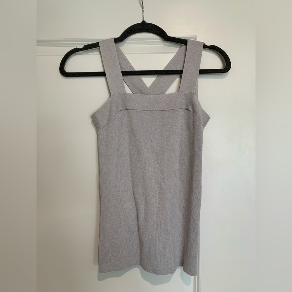 XS Loft cross back knit tank top